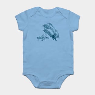 Historical plane sketch Baby Bodysuit